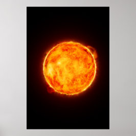 De Zon - De Levensgevende Ster Van Ons Zonnestelse Poster