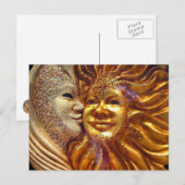 De zon, de maan, de kus briefkaart (Voorkant / Achterkant)