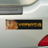 De zon, de maan, de kus bumpersticker (Op auto)