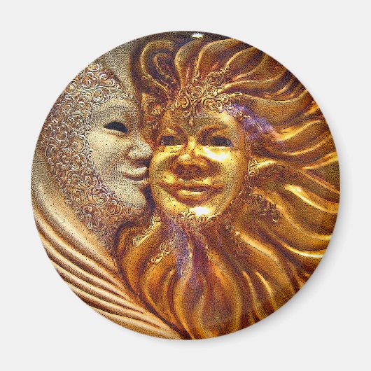 De zon, de maan, de kus magneet (Voorkant)