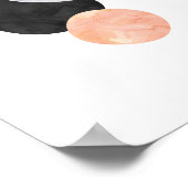 De zon de maan de sterrenkunst van de Folie Poster (Hoek)