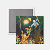 De zon & de maan: Koreaanse volksverhaal magneet (Voorkant / Achterkant)