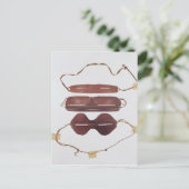 De zon/de sneeuw 'glazen van Inuit Briefkaart (Staand voorkant)