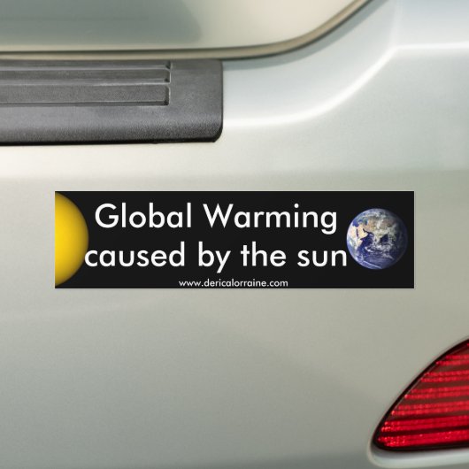 De zon deed het bumpersticker (Op auto)