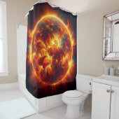 De zon douchegordijn (In situ)