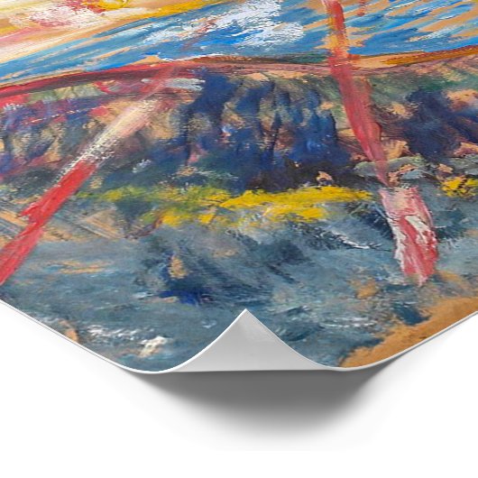 De zon | Edvard Munch | Poster (Hoek)