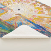 De Zon | Edvard Munch | Sherpa Deken (3/4)