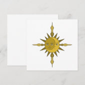 De Zon en de Maan Bedankkaart (Voorkant / Achterkant)