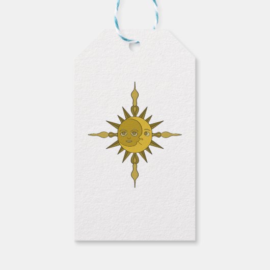 De Zon en de Maan Cadeaulabel (Achterkant)