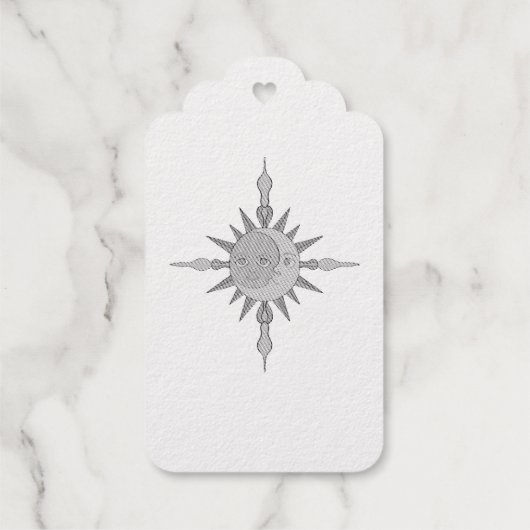 De Zon en de Maan Cadeaulabels (Achterkant)