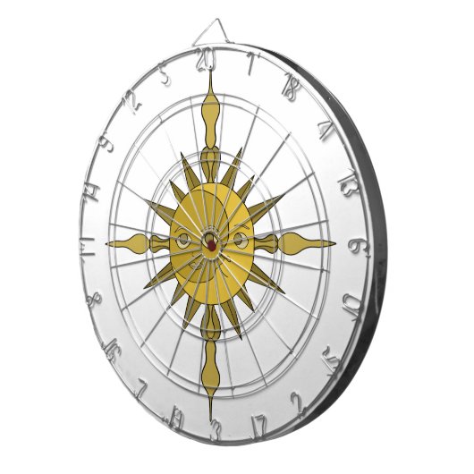 De Zon en de Maan Dartbord (Voorkant Rechts)