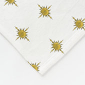 De Zon en de Maan Fleece Deken (Hoek)