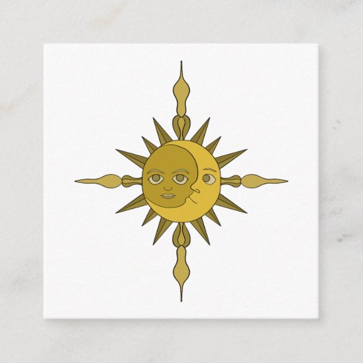 De Zon en de Maan Informatiekaartje (Voorkant)