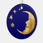 De zon en de maan keramisch ornament (Links)