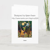 De zon en de maan: Korean Folk Tale Kaart (Achterkant)