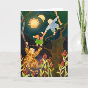 De zon en de maan: Korean Folk Tale Kaart
