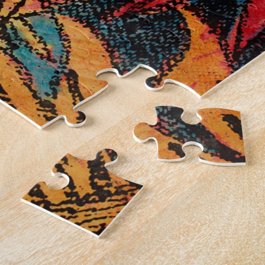 De zon en de maan legpuzzel (Zijkant)