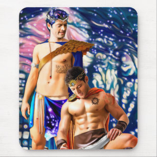 De zon en de maan muismat