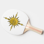 De Zon en de Maan Tafeltennisbatje (Zijkant)