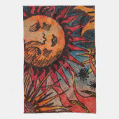 De zon en de maan theedoek (Verticaal)