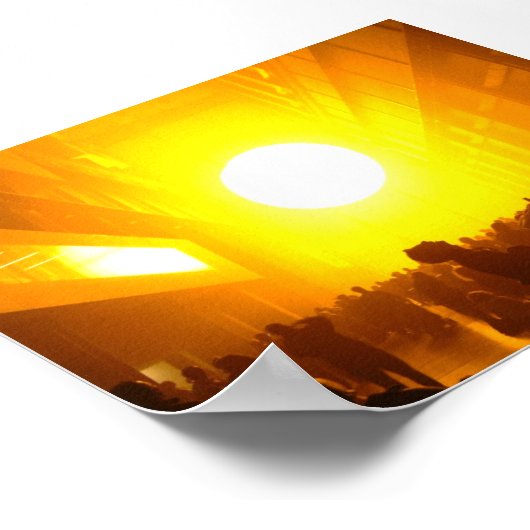 De zon en de mensen poster (Hoek)