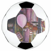 De zon- en moonroze ballon voetbal (Voorkant)