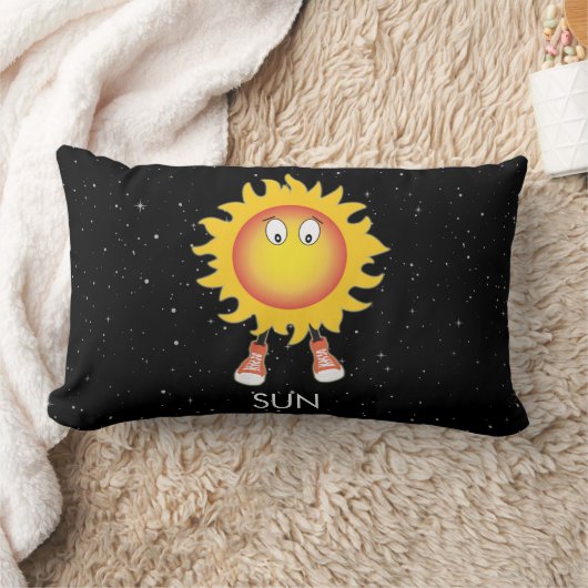 De zon en sterren in de ruimte kussen (Deken)