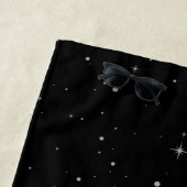 De zon en sterren in de ruimte strandlaken (In situ)