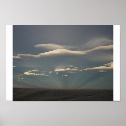 De zon gaat door poster (Voorkant)