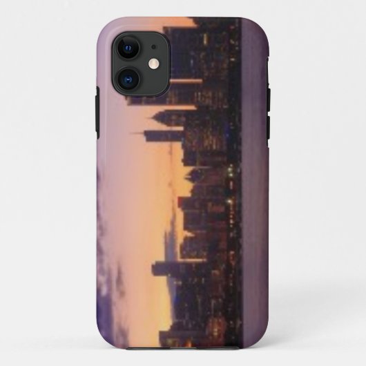De zon gaat over de skyline van Chicago Case-Mate iPhone Case (Achterkant)