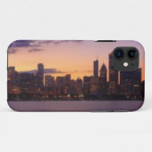 De zon gaat over de skyline van Chicago Case-Mate iPhone Case (Achterkant (horizontaal))