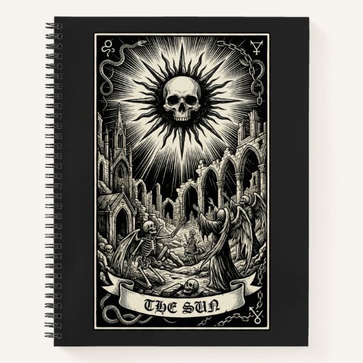 De Zon Hoge Arcana Notitieboek (Voorkant)