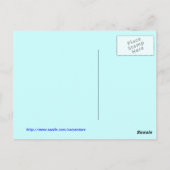 De zon in de lucht briefkaart (Achterkant)