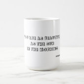 De zon in de ochtend mok (Center)