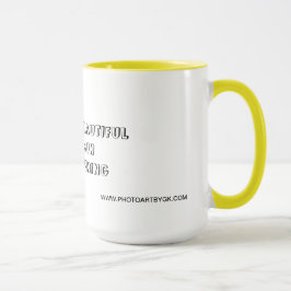 De zon in de ochtend mok