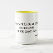 De zon in de ochtend mok (Midden)