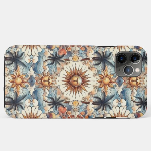 De zon in het paradijs Case-Mate iPhone case (Achterkant (horizontaal))