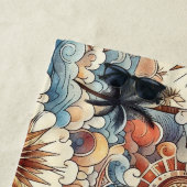 De zon in het paradijs strandlaken (In situ)