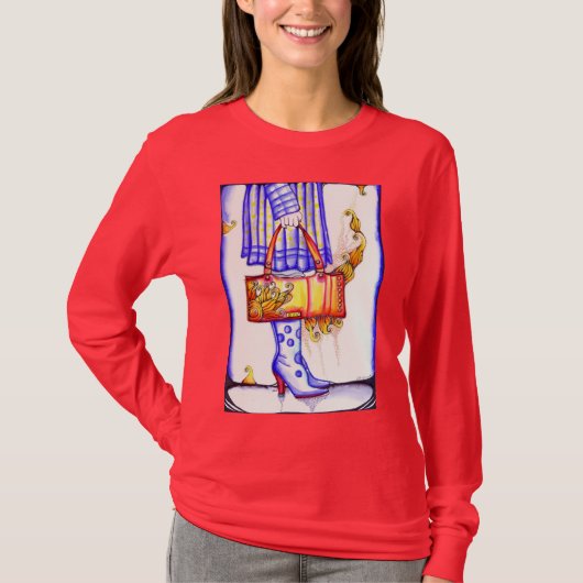 De zon in mijn tas t-shirt (Voorkant)