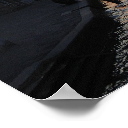 De zon in Venetië Poster (Hoek)