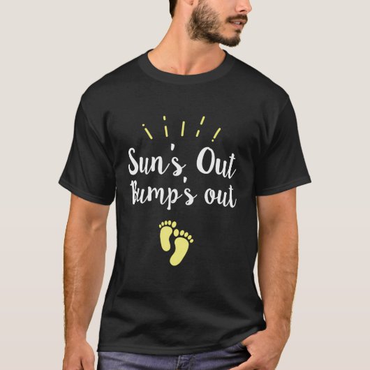 De zon is buiten Bump is uit T-shirt (Voorkant)