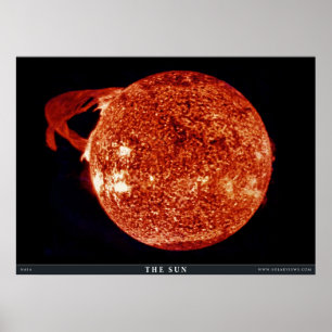 De zon - kolossale zonne-energie poster