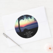 De zon komt altijd op ronde sticker (Envelop)