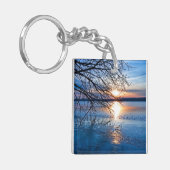 De zon komt elke ochtend op, gepersonaliseerde zon sleutelhanger (Voorkant Links)