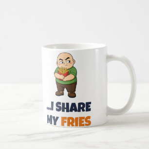 De zon komt in het westen op voordat ik mijn friet koffiemok