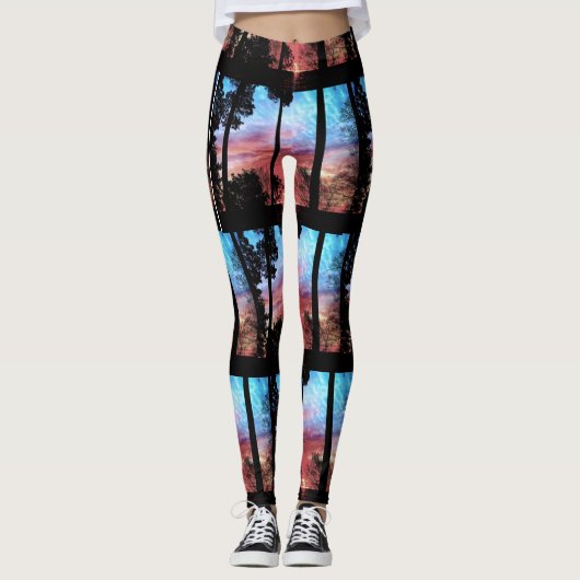 De zon komt op boven de baai leggings (Voorkant)