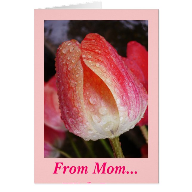 De zon komt uit, van mama... Met liefde (Voorkant)