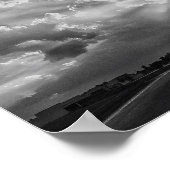 De zon ligt nog steeds boven de druk poster (Hoek)