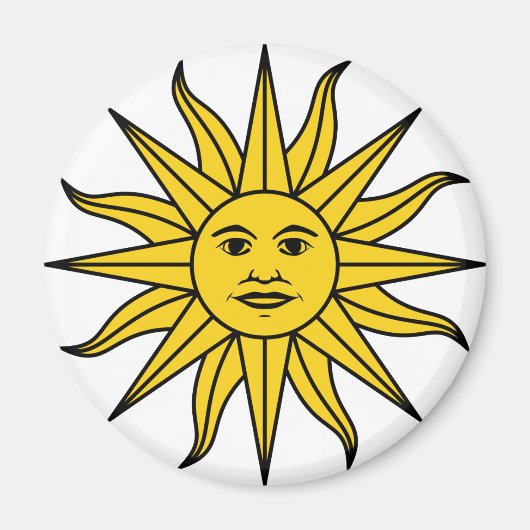 De zon magneet (Voorkant)