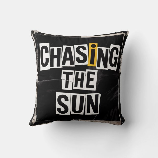 De Zon Najaagden Kussen (Achterkant)